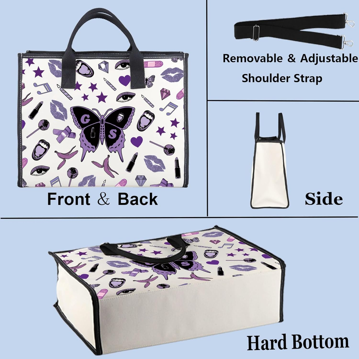 WZMPA Guts Musical Cosmetic Bag Singer Fans Gift Singer Album Makeup Zipper Pouch Bag Singer Lyric Merchandise