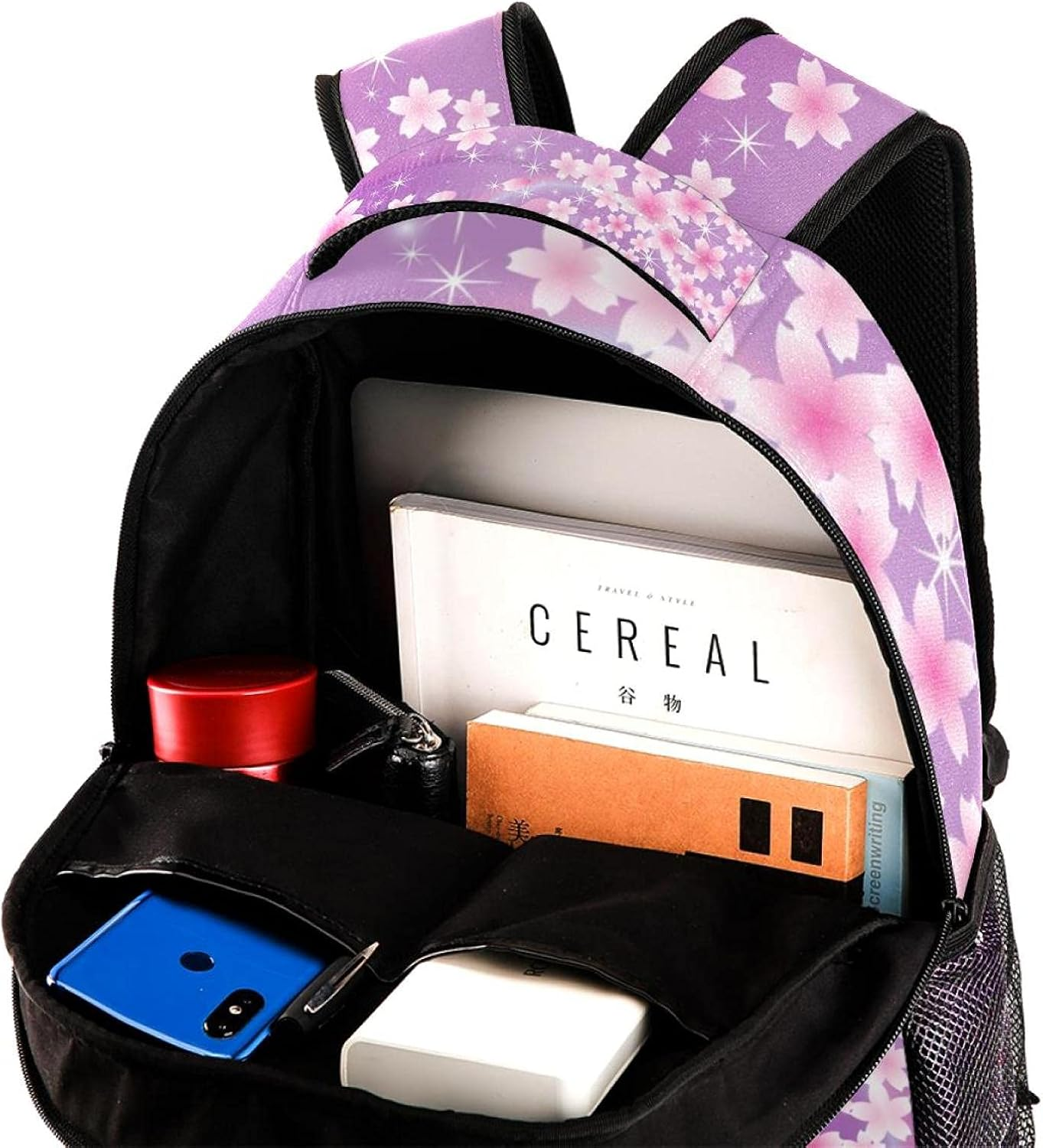 Japanese Sakura Backpack Students Shoulder Bags Travel Bag College School Tote Backpacks