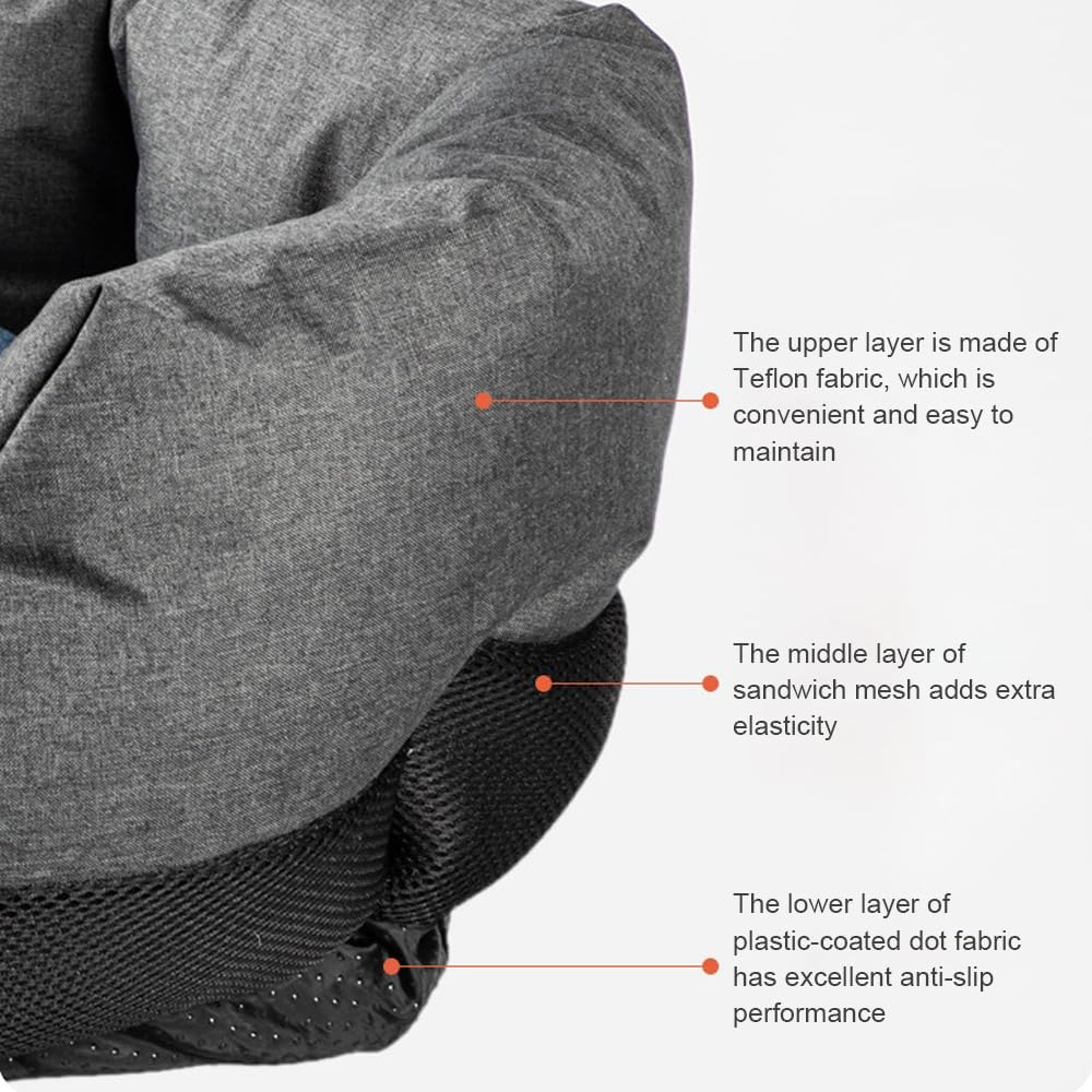 HPAMR Dog Bed Mattress Cover, Dog Bed Mattresses, Soft Calming Cat Beds, Washable Pet Sleeping Mattress, Durable Dog Sofa, Kennel Bed Pad, Soft Warm Pet Cushion, Pet Sofa Bed image number 3