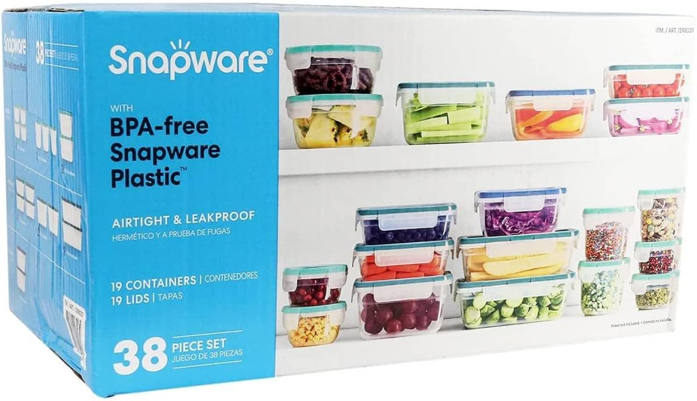Snapware 38-Piece Bpa-Free Plastic Food Storage Set image number 2