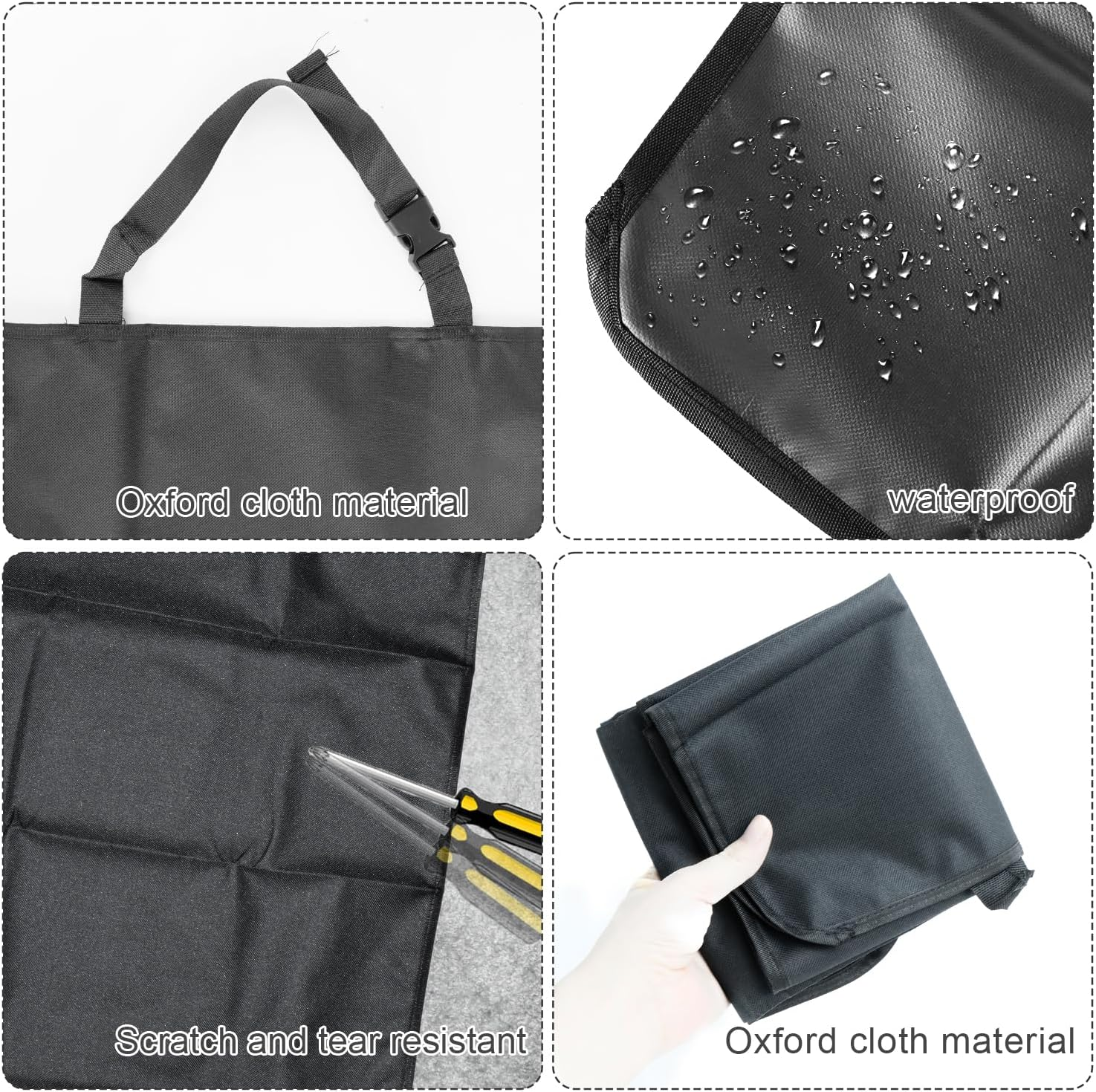 Letuxaamz Car Seat Covers, for Dogs and Children, Water-Repellent, Scratch-Resistant, Car Seat Protector, Car Seat Covers, Dog Car Covers, Back Seat for Most Cars, Trucks and Suvs image number 4