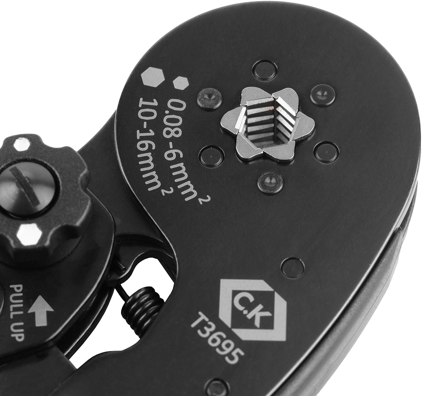 Self-Adjusting Crimping Pliers with Forced Lock for Ferrules, 0.08-16 Mm&sup2;