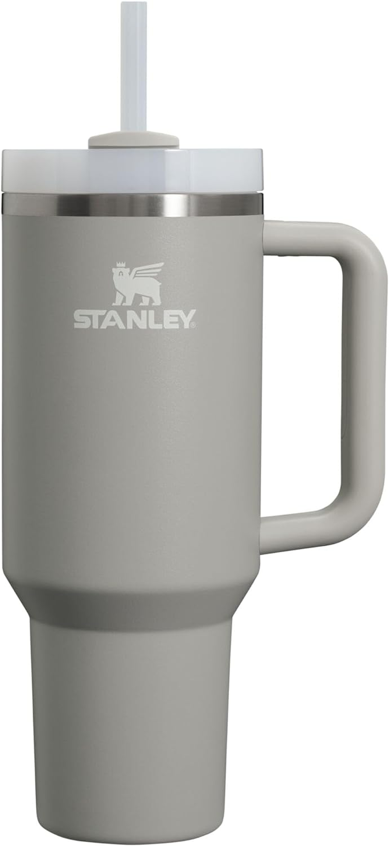 Stanley Quencher H2.0 Tumbler with Handle and Straw 40 Oz | Flowstate 3-Position Lid | Cup Holder Compatible for Travel | Insulated Stainless Steel Cup | Bpa-Free | Ash image number 6