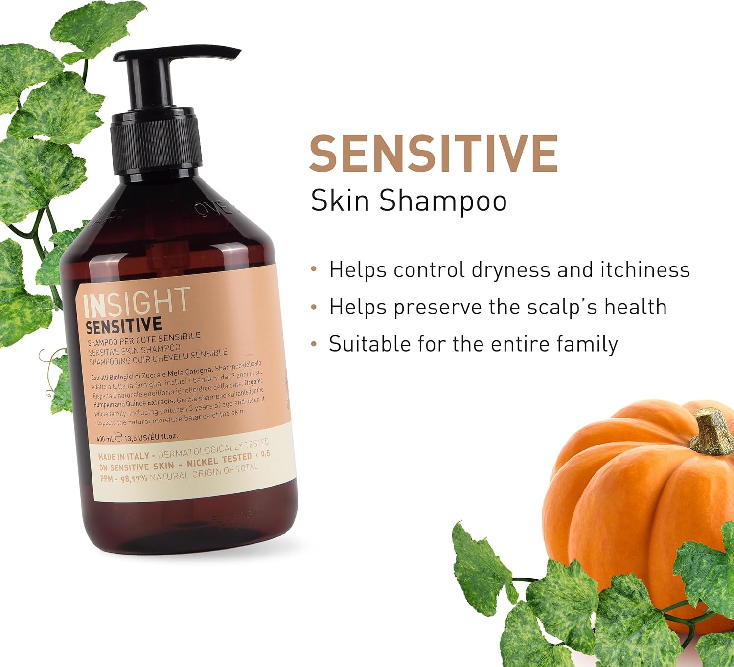 Insight Sensitive Skin Shampoo 900 Ml image number 5
