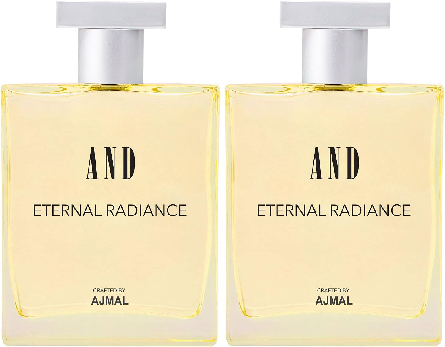 AND Eternal Radiance Pack of 2 Eau De Parfum 50ML Each for Women Crafted by Ajmal + 2 Parfum Testers