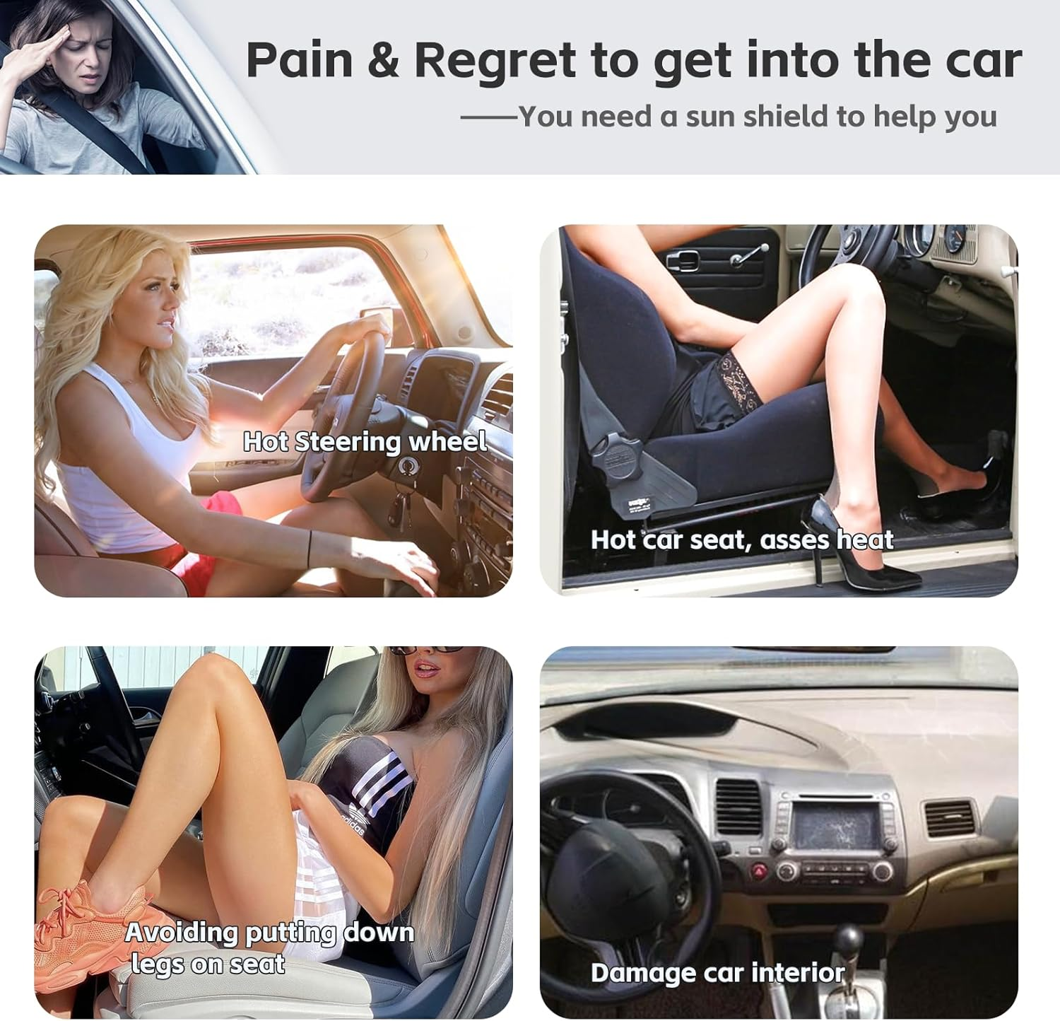 Sun Shade Sunshade for Toyota Tundra 2022-2024 2025 2026 Windshield Cover, 4-Layer Front Window Shade Custom Fit Tundra Limited SR5 TRD Pro Pickup Sun Visor 240T Shade Blocks UV Car Accessories image number 5