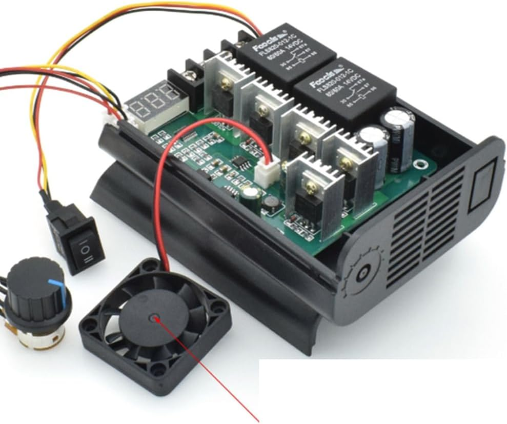 RESFNSE DC 10-55V 60A PWM Motor Speed Controller 0-100% RPM LED Digital Adjustable CW CCW Forward Reverse Motor Control Switch 1 Pcs image number 5