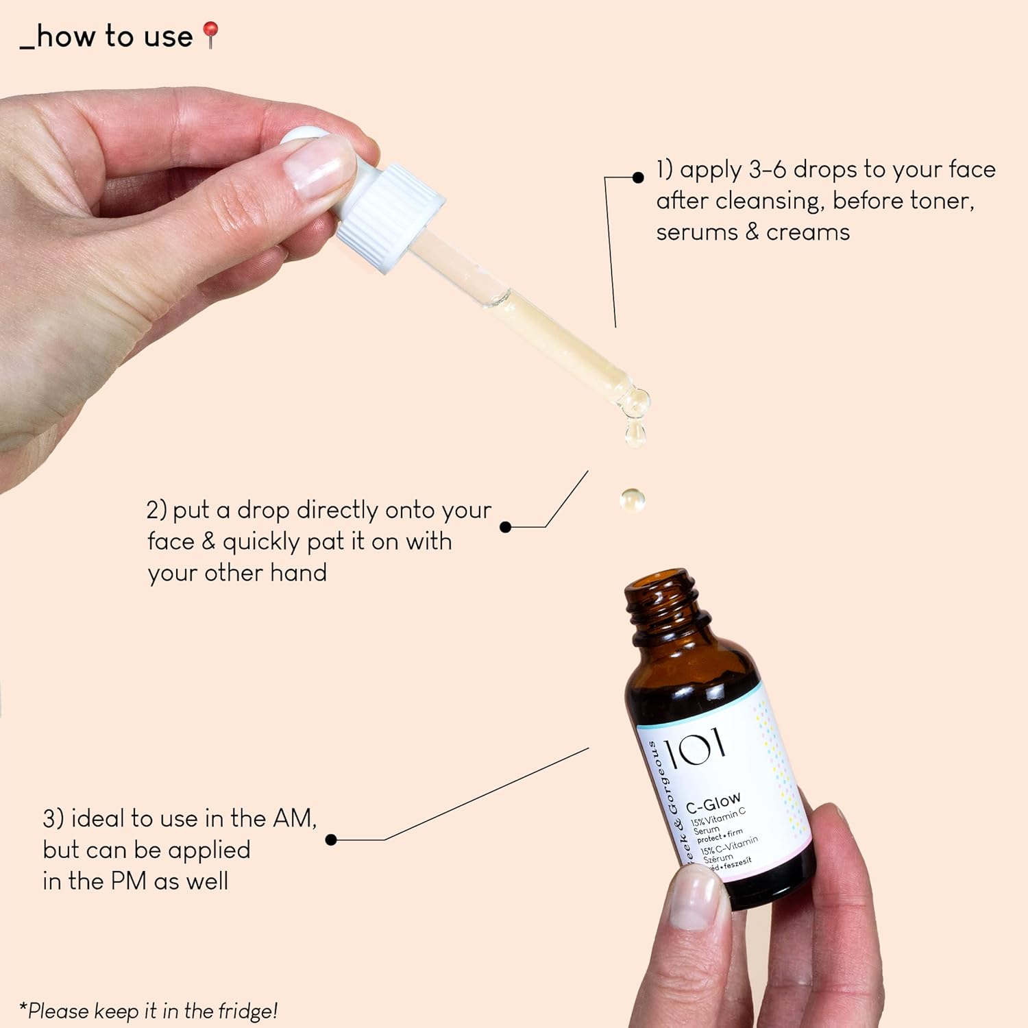 C-GLOW 15% Vitamin C + Ferulic Acid & Vitamin E (30 Ml)