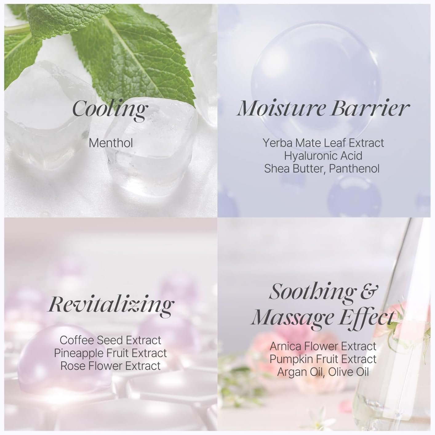 Rose Petal Satin Leg Mask 1 Pair, Foot & Leg Moisturizer, Cool down Feet & Relieve Leg Swelling, Leg Socks, Rose Scented Leg Relieving Mask with Arnica, Pumpkin, Coffee Seed Extract for Tired, Puffy Legs image number 2