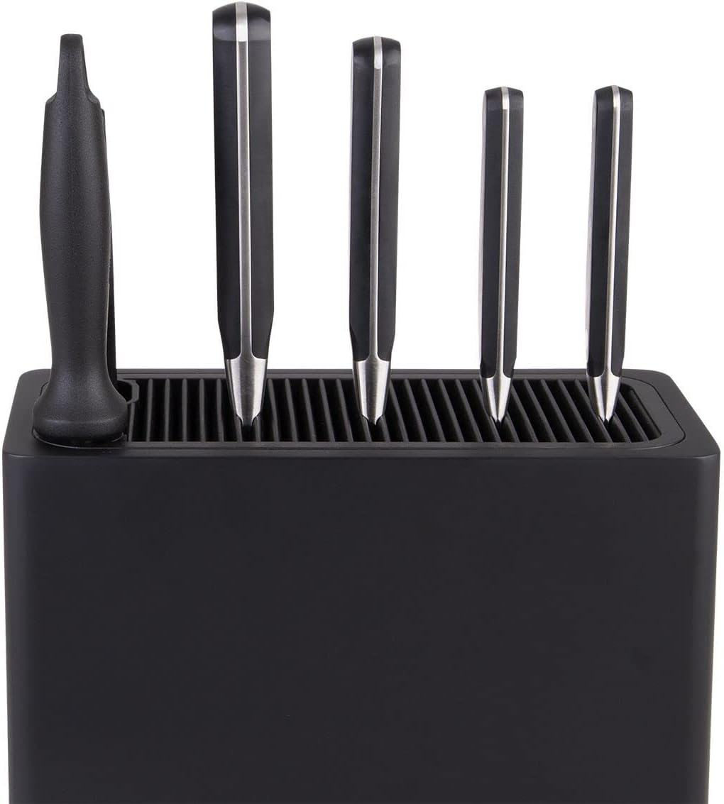 Rectangle Universal Knife Block - Matte Black image number 1