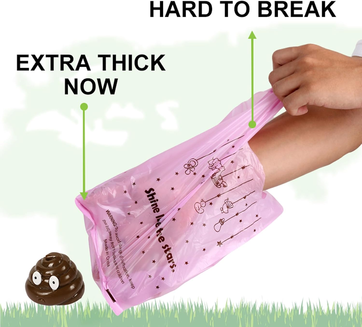 AUTENS Disposable Diaper Bags for Baby &ndash; 24 Rolls (360 Bags) | Leak-Proof, Scented Nappy Sacks with Dispenser | Eco-Friendly Biodegradable Disposal Bags for Diapers, Pets & Travel image number 4