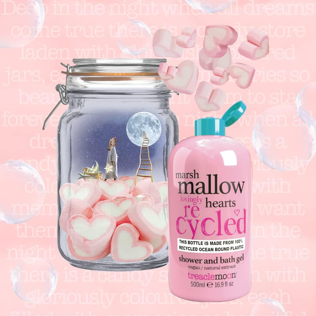 Treaclemoon Candy Jar Marshmallow Bath Shower Gel 500Ml image number 4