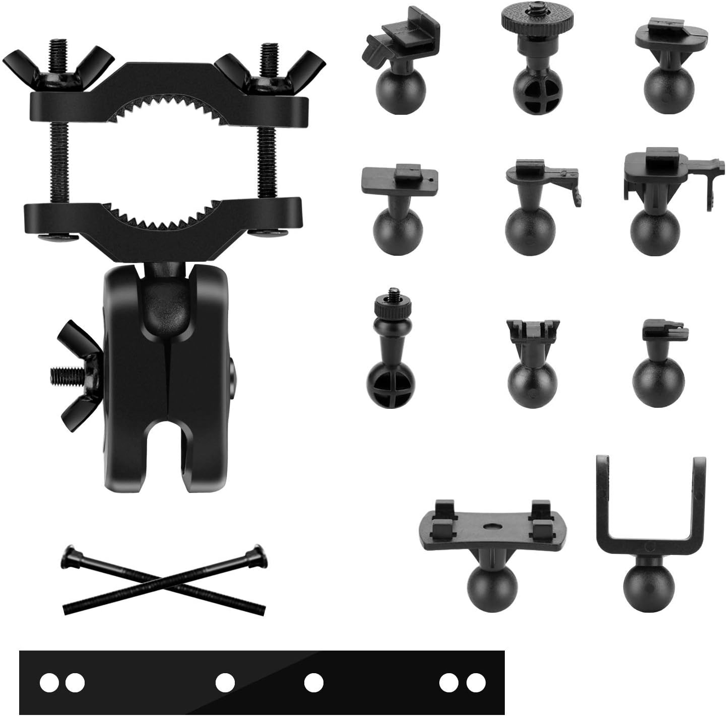 Universal Dash Cam Mount Rear View Mirror Holder with 16 Different Joints Compatible with APEMAN, Falcon F170, Old Shark, Peztio, Rexing V1P, Roav, UGSHDI, Z-Edge and Most Car Dash Camera image number 4