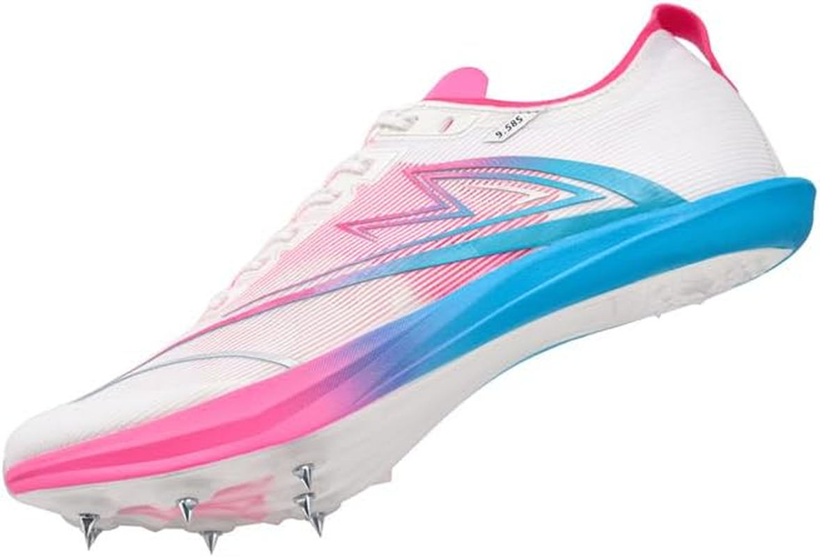 Sonic Cat Track and Field Shoes Men Women Kids Spikes Sneakers Full-Length Carbon Plate Track Race Jumping Sneakers Girls Professional Running Tarck Spikes Shoes Boys image number 2