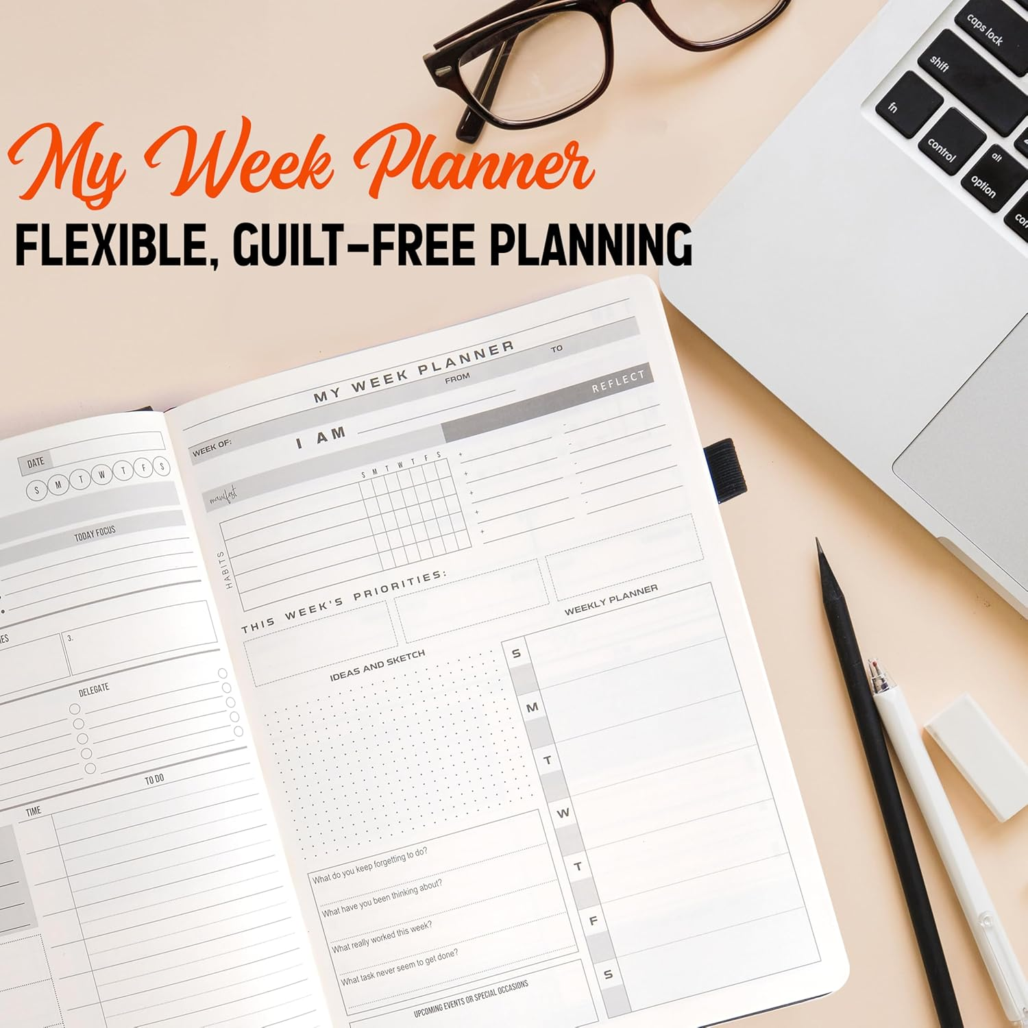 ADHD Organization Planner for Adults: the 6 Month Undated Weekly and Daily Schedule Organizer for Neurodivergent Individuals, Enhancing Focus, Productivity, and Organization for ADD and Disorganized People image number 1