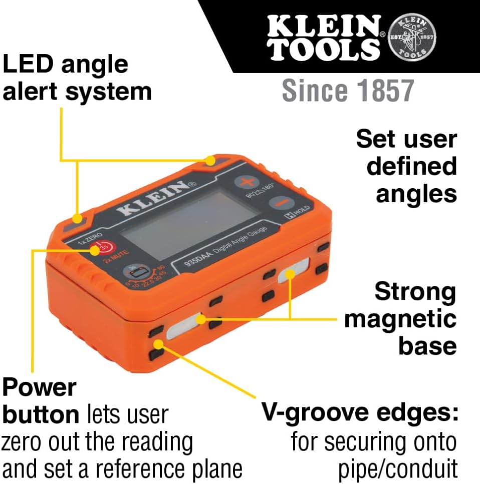 Klein Tools Digital Angle Gauge with Alert image number 5