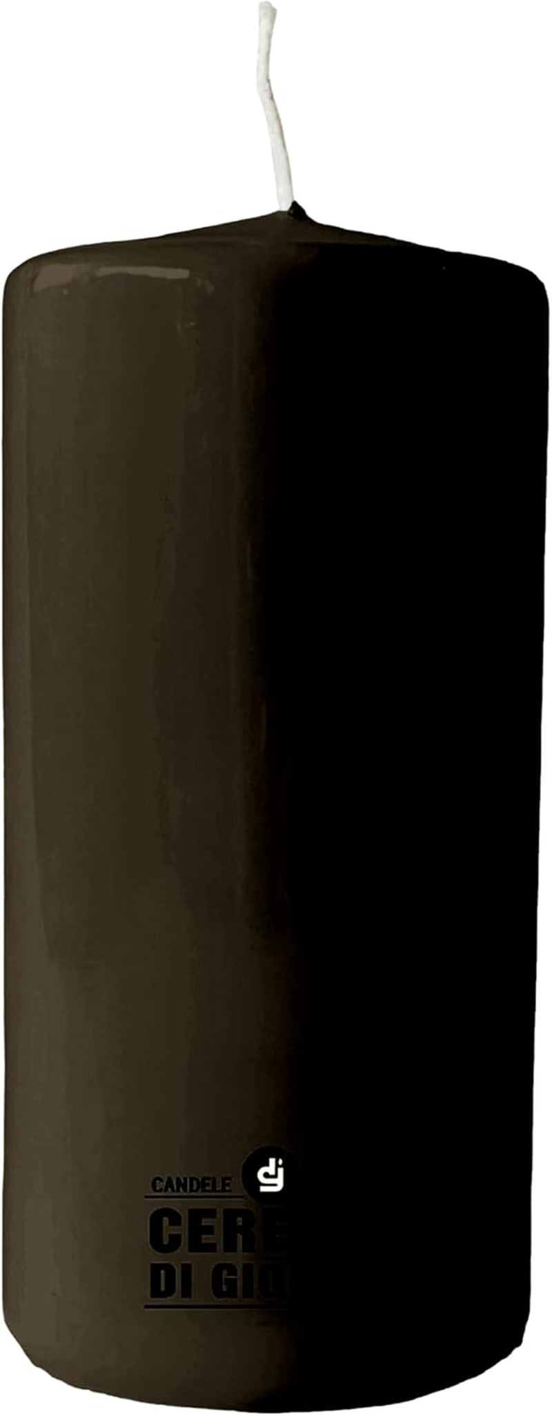 Candle Diameter 7 Cm Height 15 Cm Black image number 2