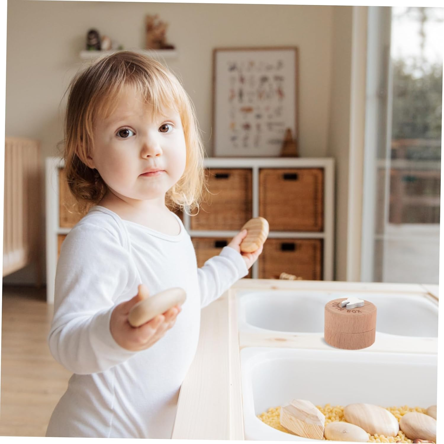 Cabilock Deciduous Tooth Box save Organizer First Tooth Box Boys and Girls for Boy image number 3
