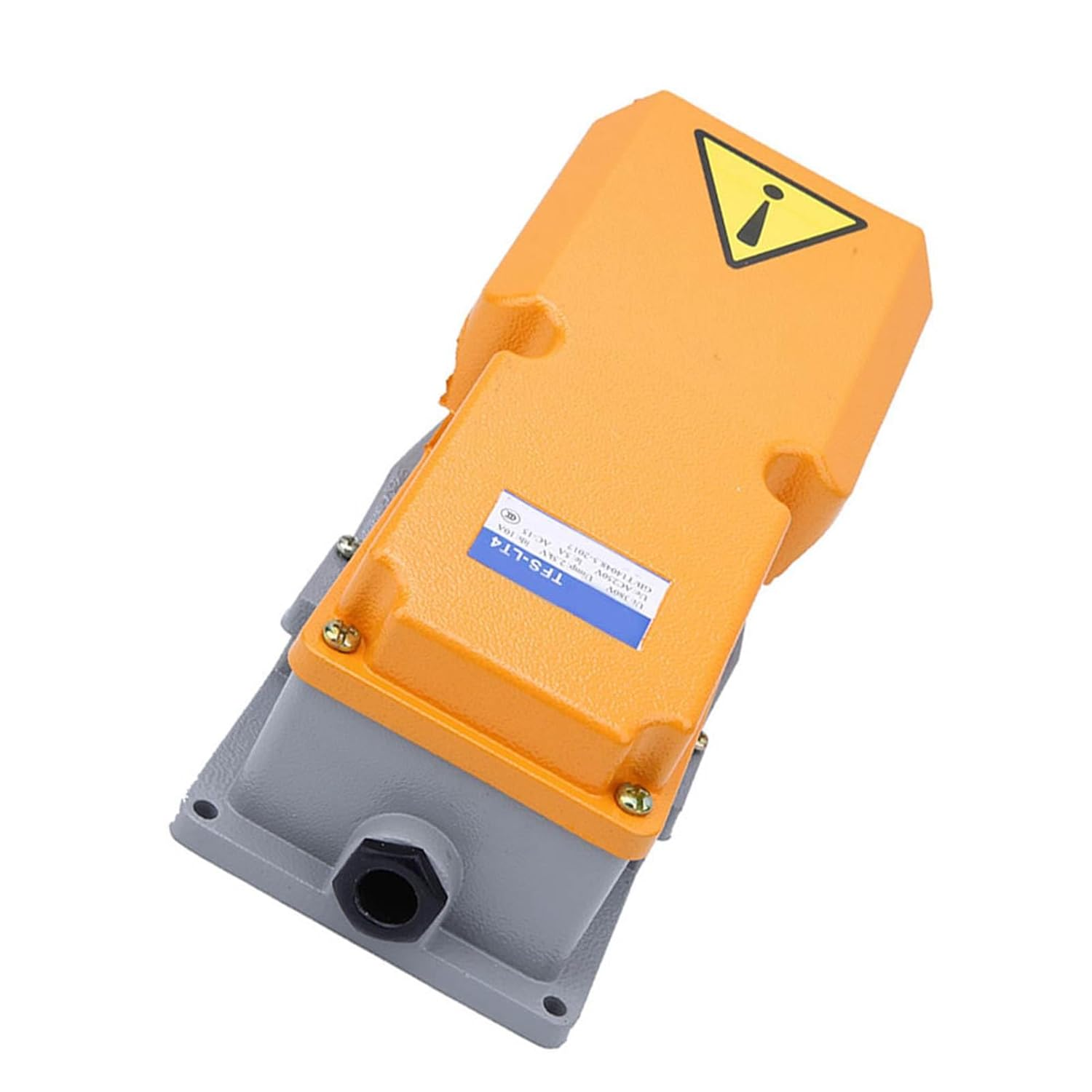 Switch, Non-Slip Aluminum Alloy Foot Switch for Machine Tool Equipment image number 2