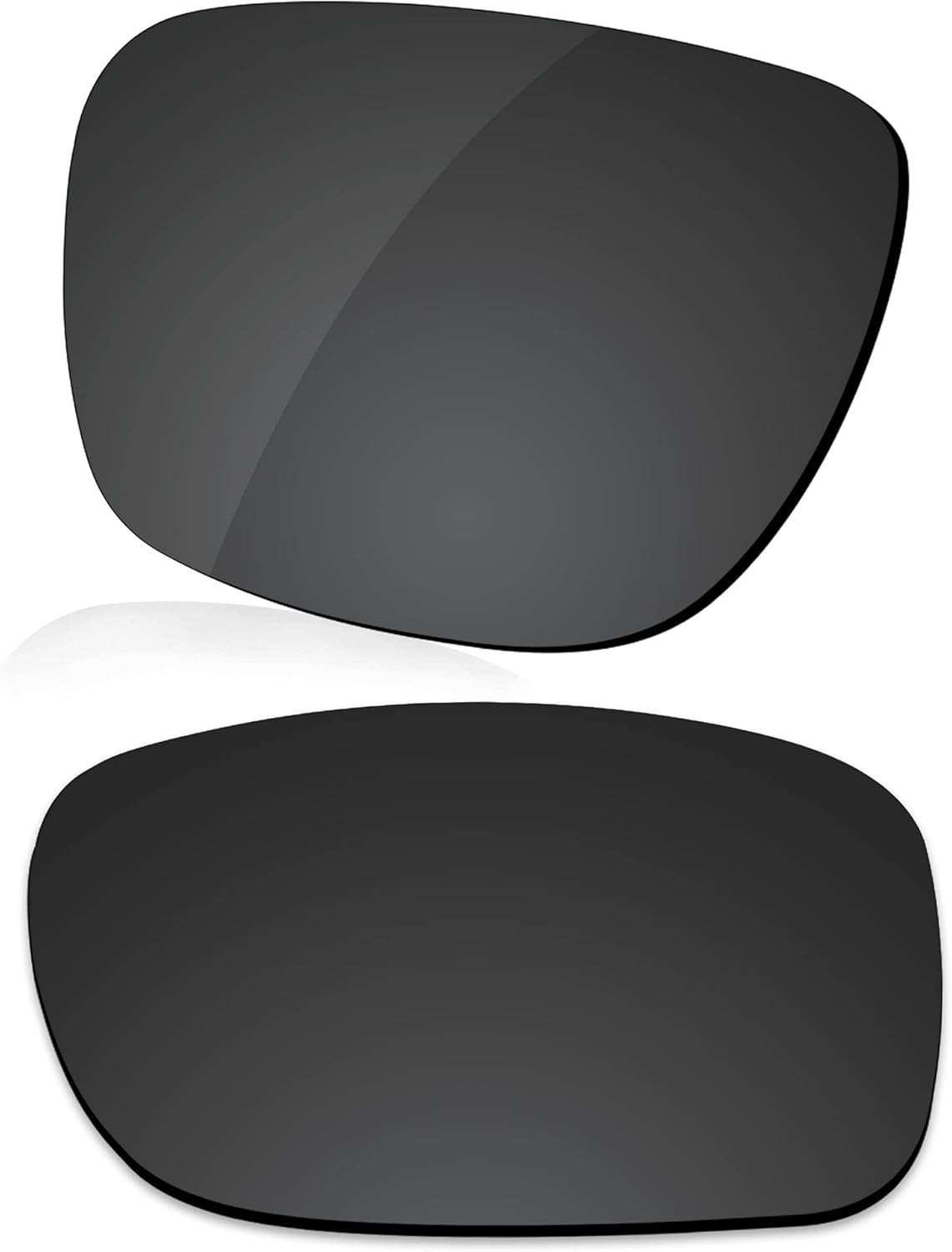 Lenzreborn Polarized Lens Replacement for Oakley Holbrook Mix OO9384 Sunglass - More Options - Dark Black+Silver Grey image number 4