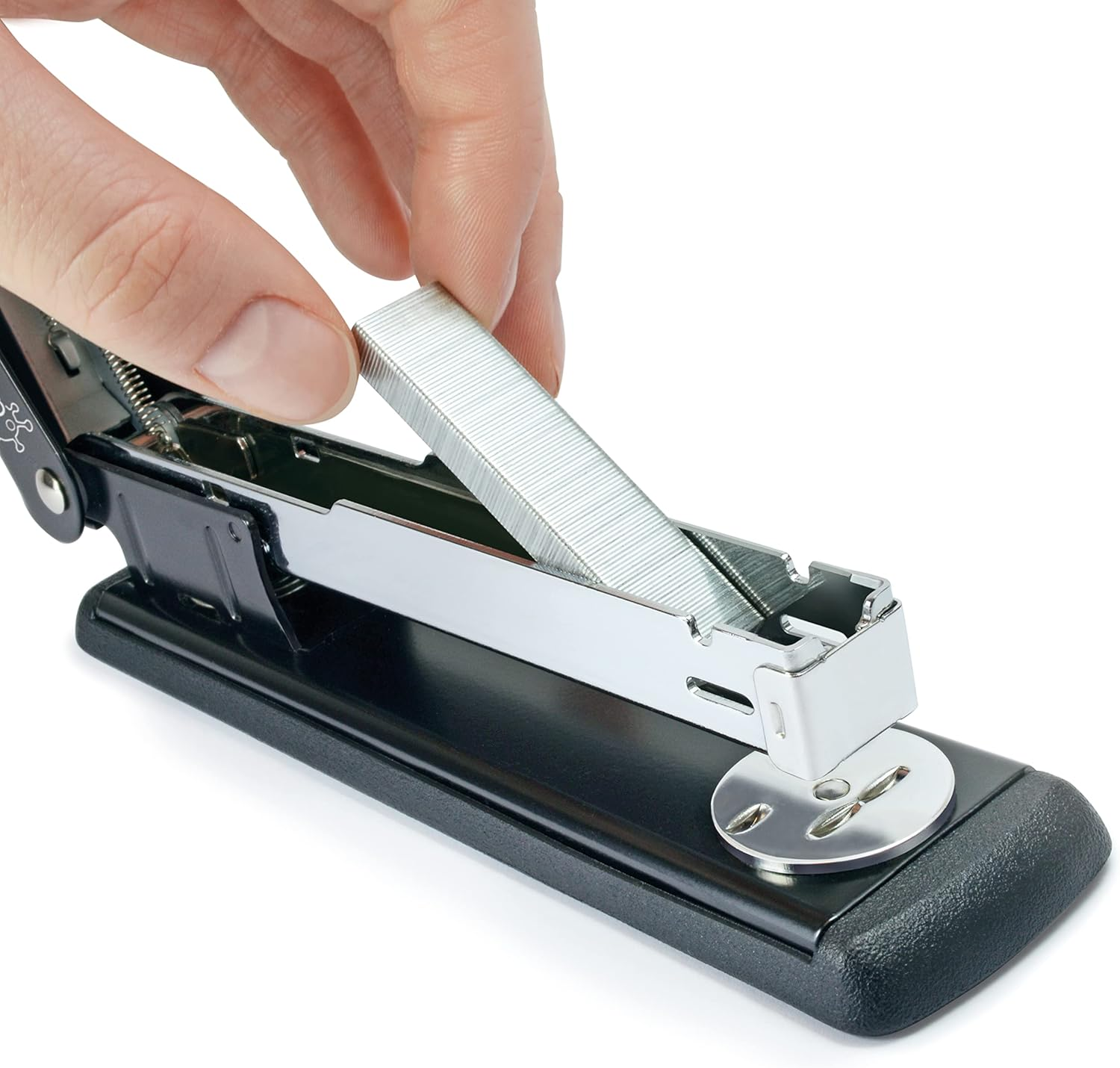 Rapesco 1602 Germ-Savvy Antibacterial Marlin Stapler, 25 Sheet Capacity and 2000 26/6 Mm Staples, Black image number 2