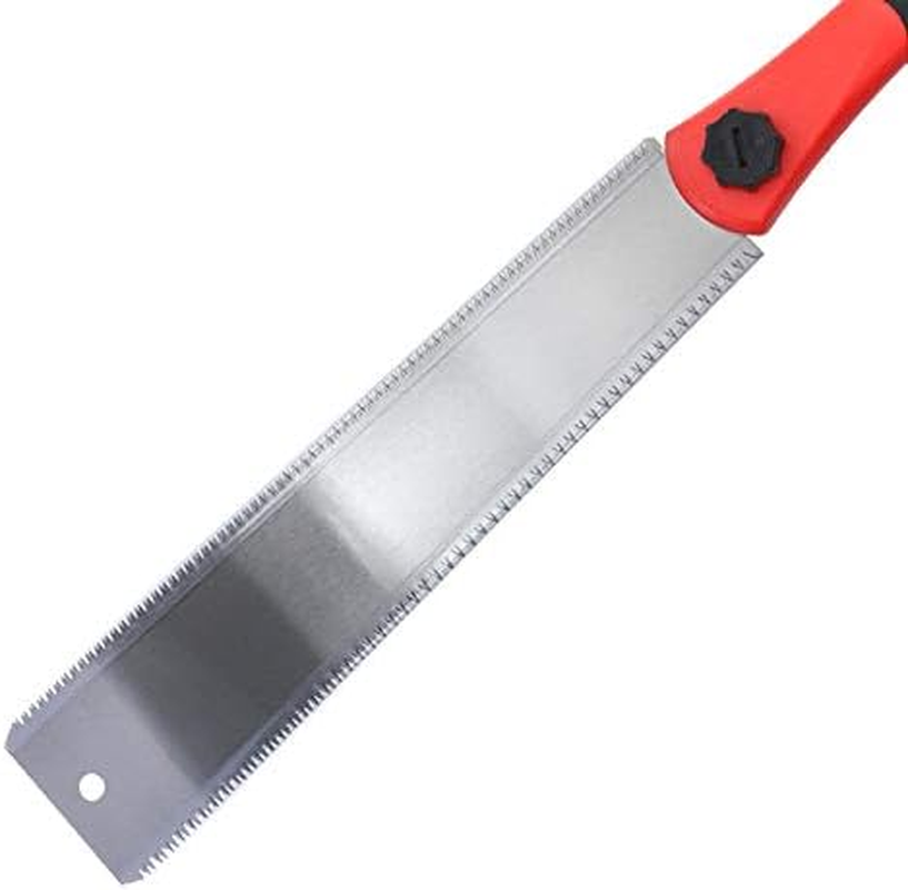Meichoon Japanese Style Hand Saw - Double Edge Pull Saw, 12.5 Inch Flexible Blade, 25.6 Inch Length image number 2