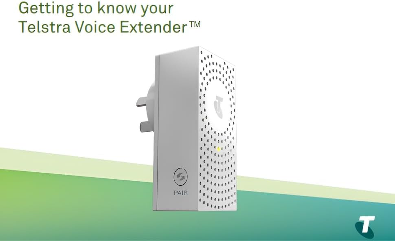 Telstra Voice Extender (TVE) - Wireless DECT Connectivity for Telstra Modems, RJ11 Port for Standard Telephone Connection, Easy Installation. image number 1