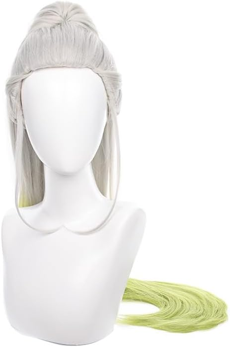 HAMISH Flame Hashira Rengoku Kyojuro Wig Cosplay Wig with Wig Cap Heat Resistant Synthetic Hair for Manga Anime Role Play for Festival, Holiday, Cosplay Party, Comic Exhibition