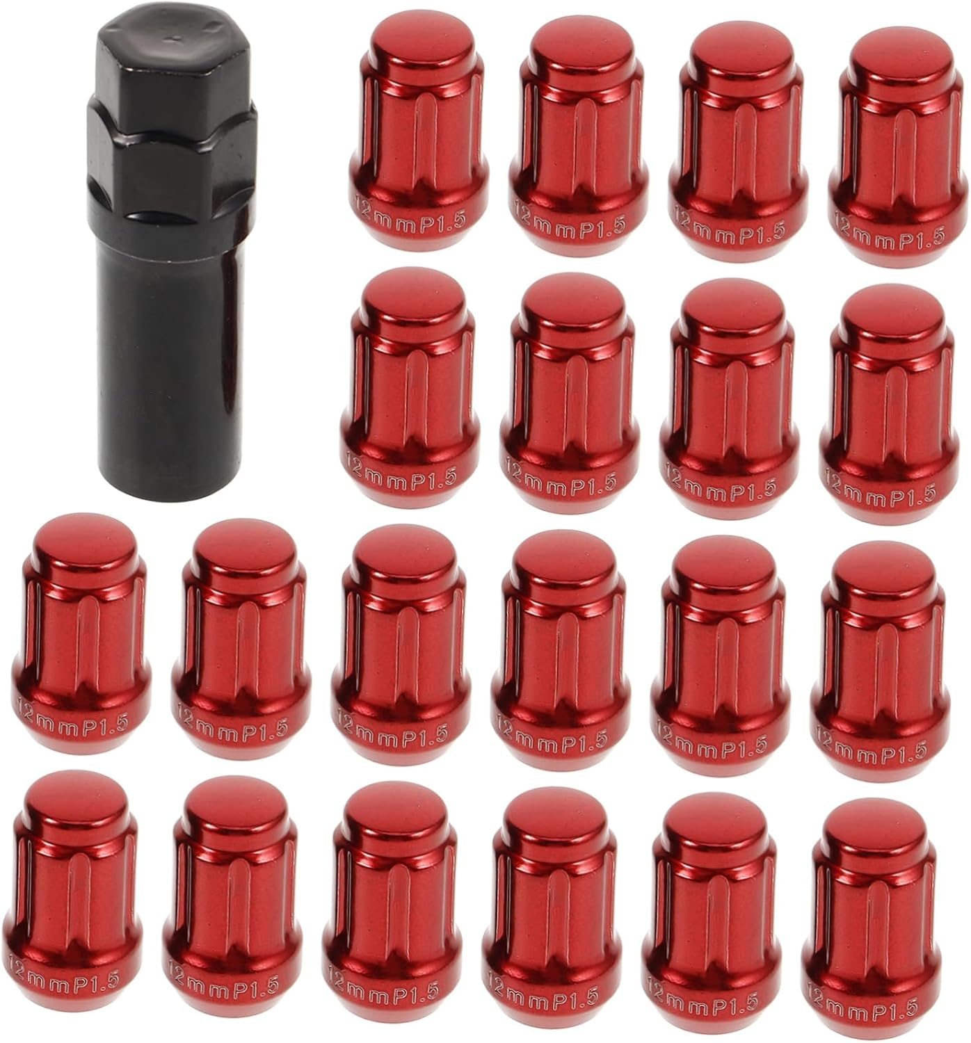 GLEAVI 20Pcs Car Wheel Lug Nut Covers Tire Hub Caps Lug Nut Replacement for Automotive Vehicles