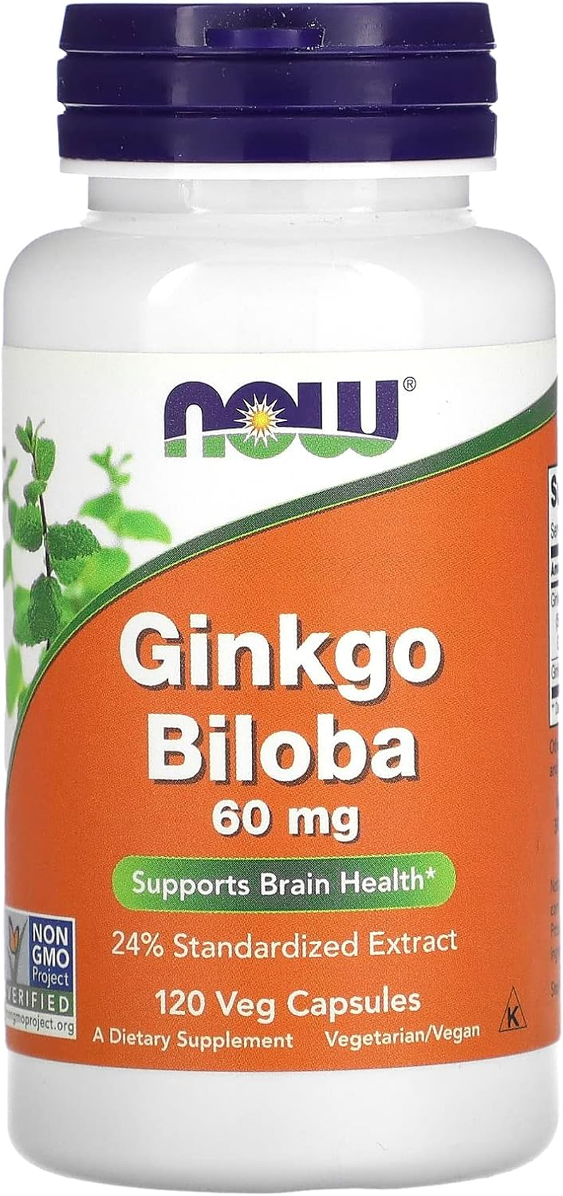 Now Foods Ginkgo Biloba Capsules, 0.08 Kg image number 1