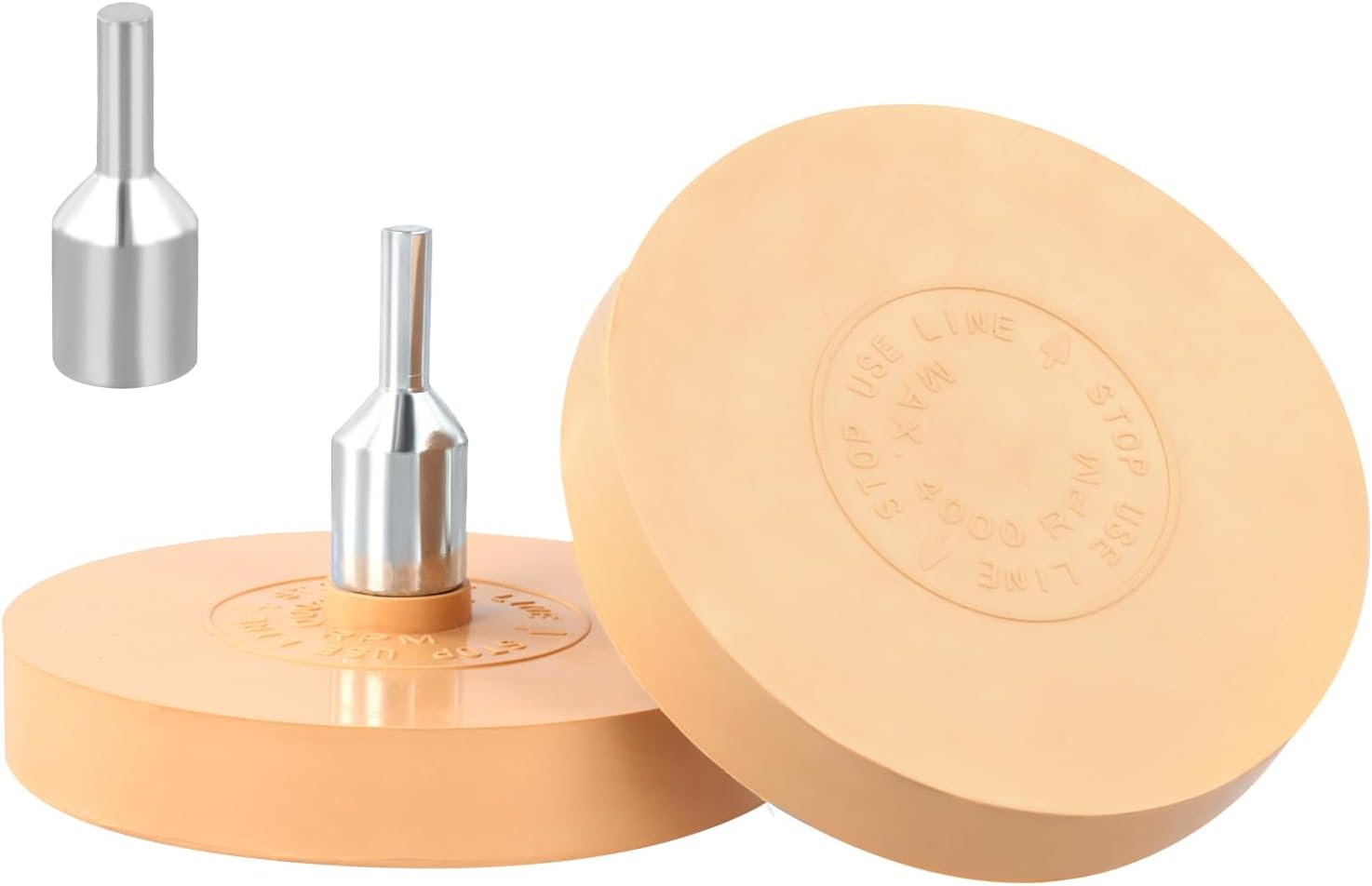 QWORK&reg; Pack of 2 Foil Erasers, Sticker Eraser for Removing Pinstripes, Stickers, Self-Adhesive Vinyl Stickers from Cars, Motorhomes, Boats and More, 90Mm image number 5