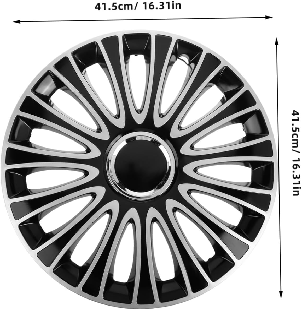 MUELODSIC Automotive Wheel Decorative Cover Rim Protector Fit Vehicle Hub Chic Design Material for Enhanced Aesthetic and Wheel image number 4