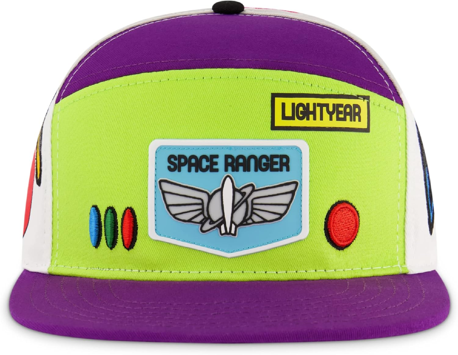 Concept One Disney Pixar Toy Story 4 Baseball Cap, Buzz Lightyear Adult Snapback Hat with Flat Brim image number 4