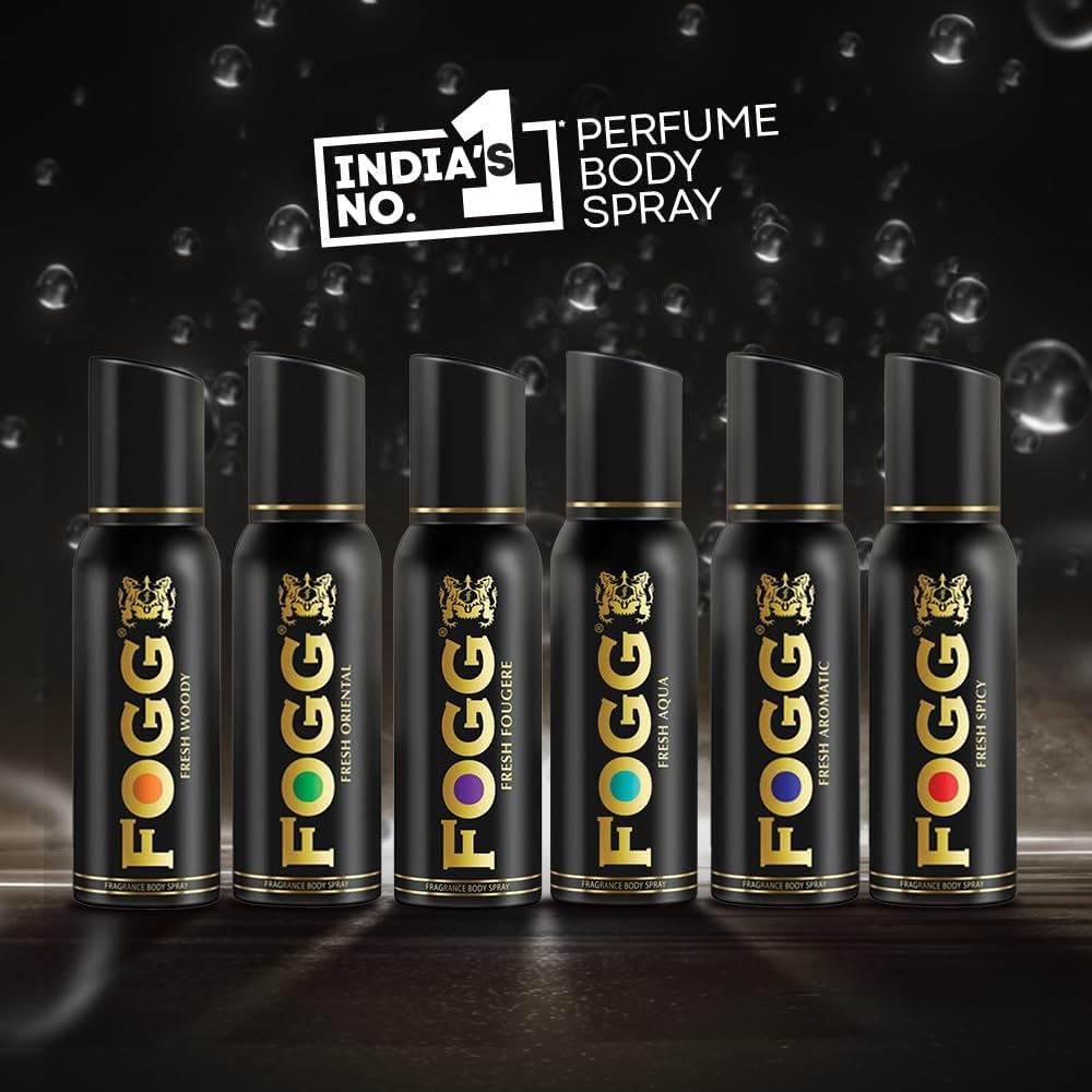 Fogg Fresh Deodorant Woody Black Series for Men, 120Ml image number 4