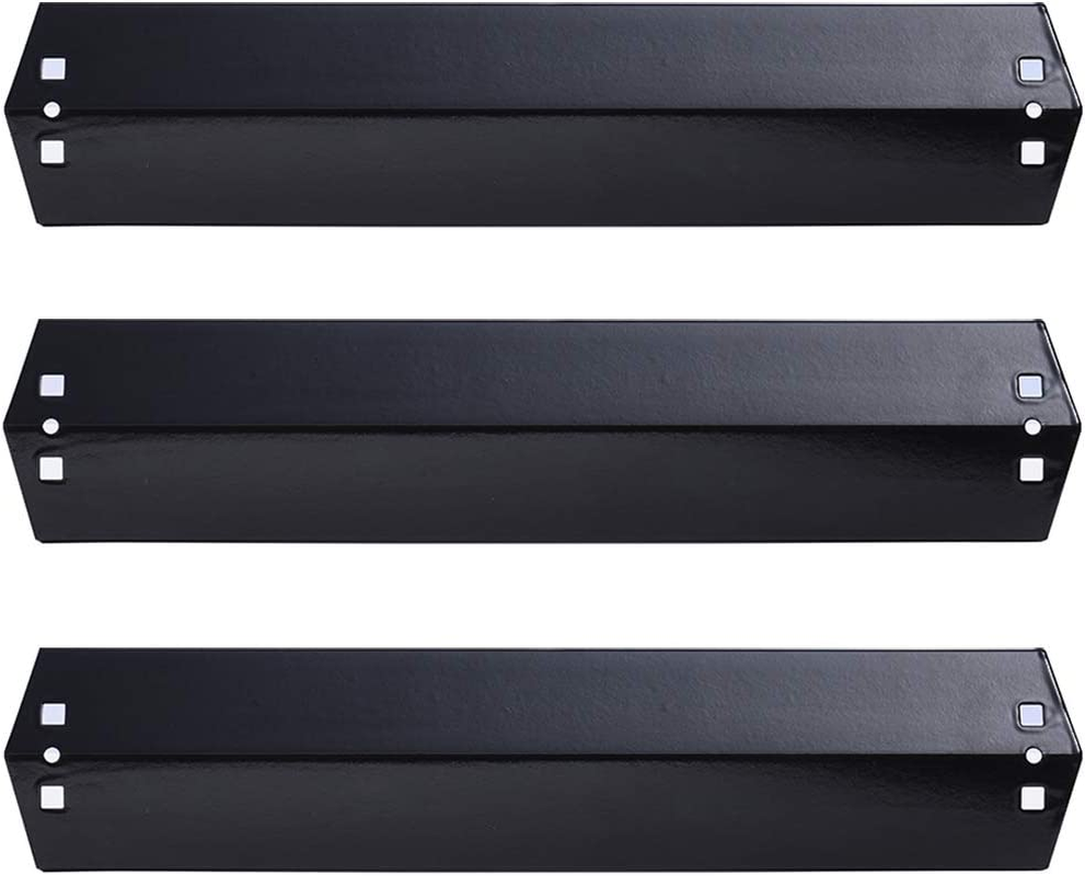 Votenli P9505A (3-Pack) Porcelain Steel Heat Plate, Heat Shield, Heat Tent, Burner Cover, Vaporizor Bar, and Flavorizer Bar Replacement for Select Chargriller Gas Grill Models image number 5