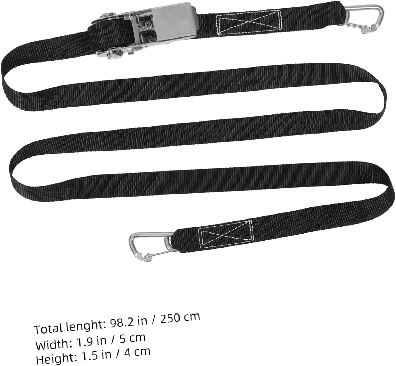 HOMSFOU Elastic Luggage Straps Ratchet Rope Tightener Luggage Connector Straps Travel Suitcase Belt Buckle Belts image number 3