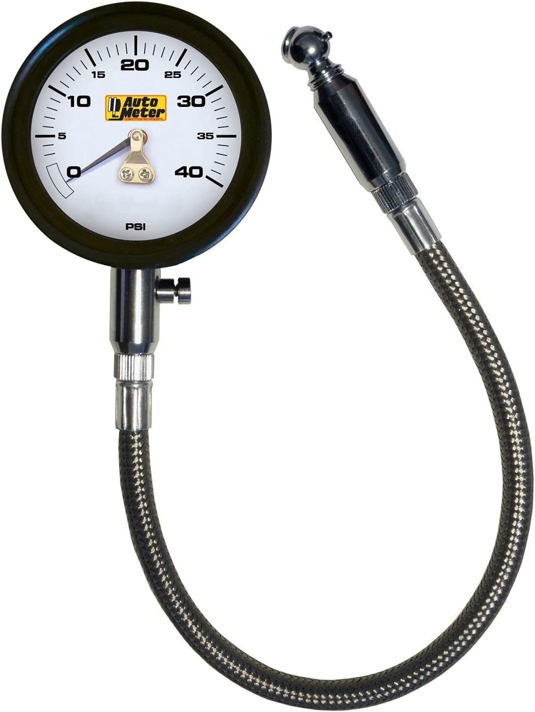 Auto Meter (2162) 0-40 PSI Analog Tire Pressure Gauge