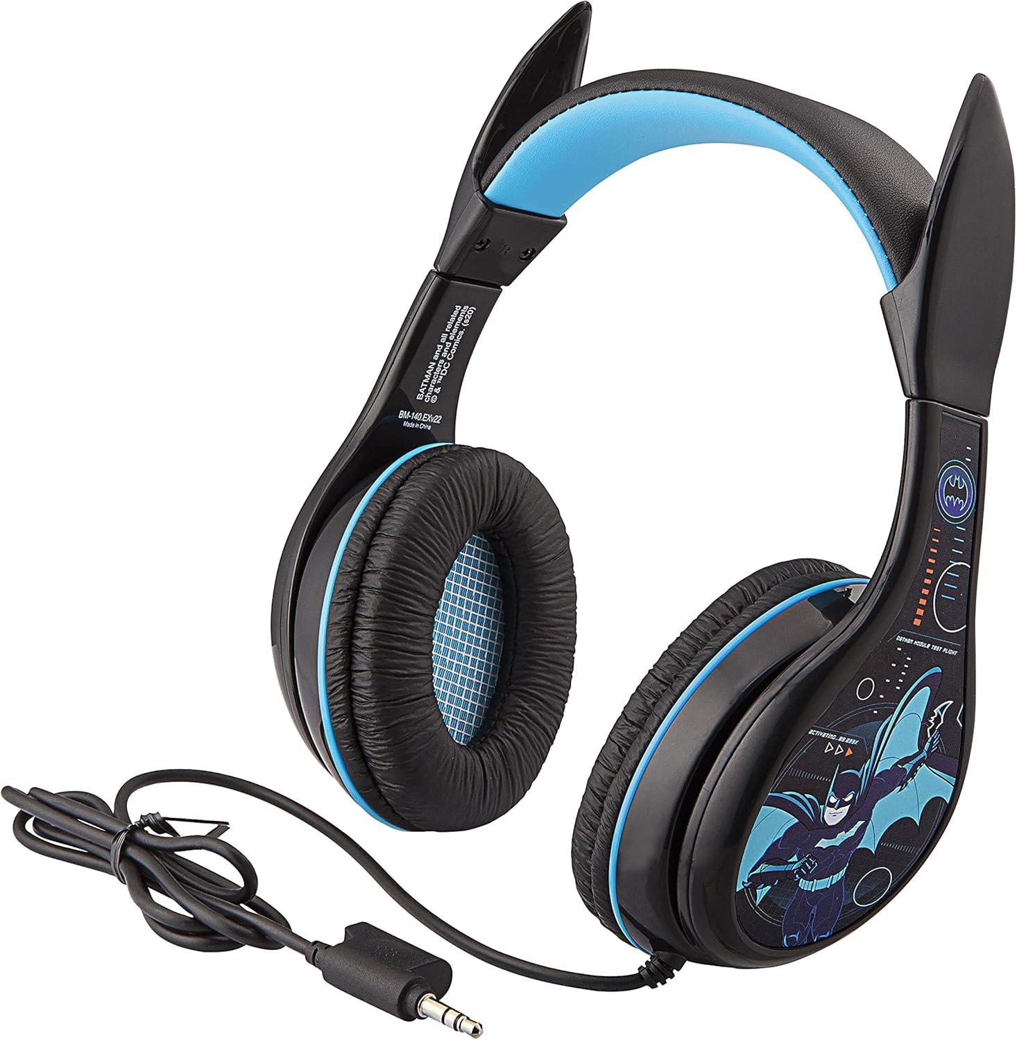 Batman RI-140BM.EXV0 Batman Headphones on Ear with Safety Volumelimiter (Black) image number 3