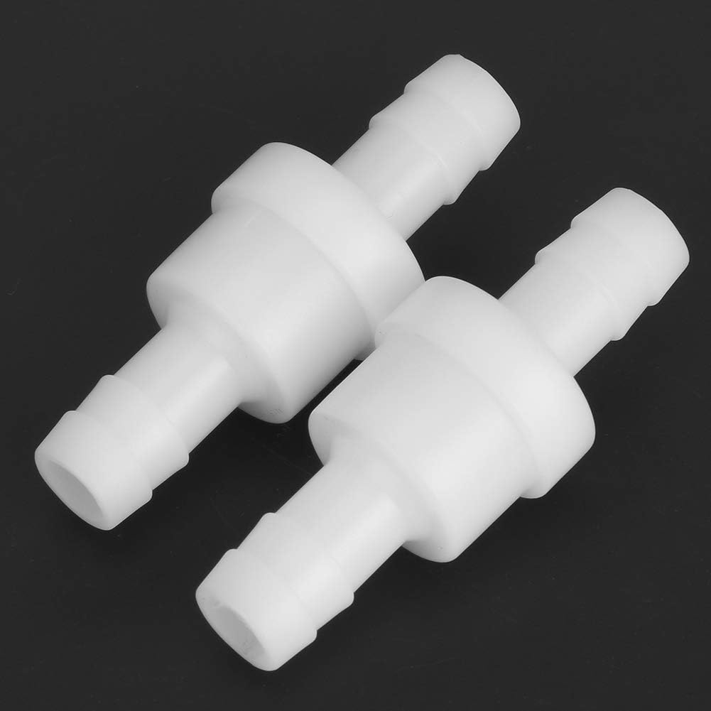 2Pcs 10Mm Plastic Check Valve One-Way Valves Non-Return Replacement Part Accessories Kit Used for Liquid Water Gas image number 5