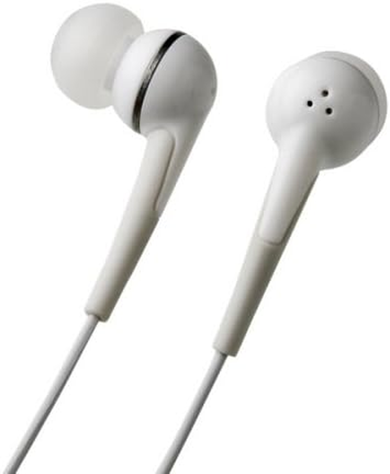 Sanwa Supply MM-HP109W Stereo Earphones, White