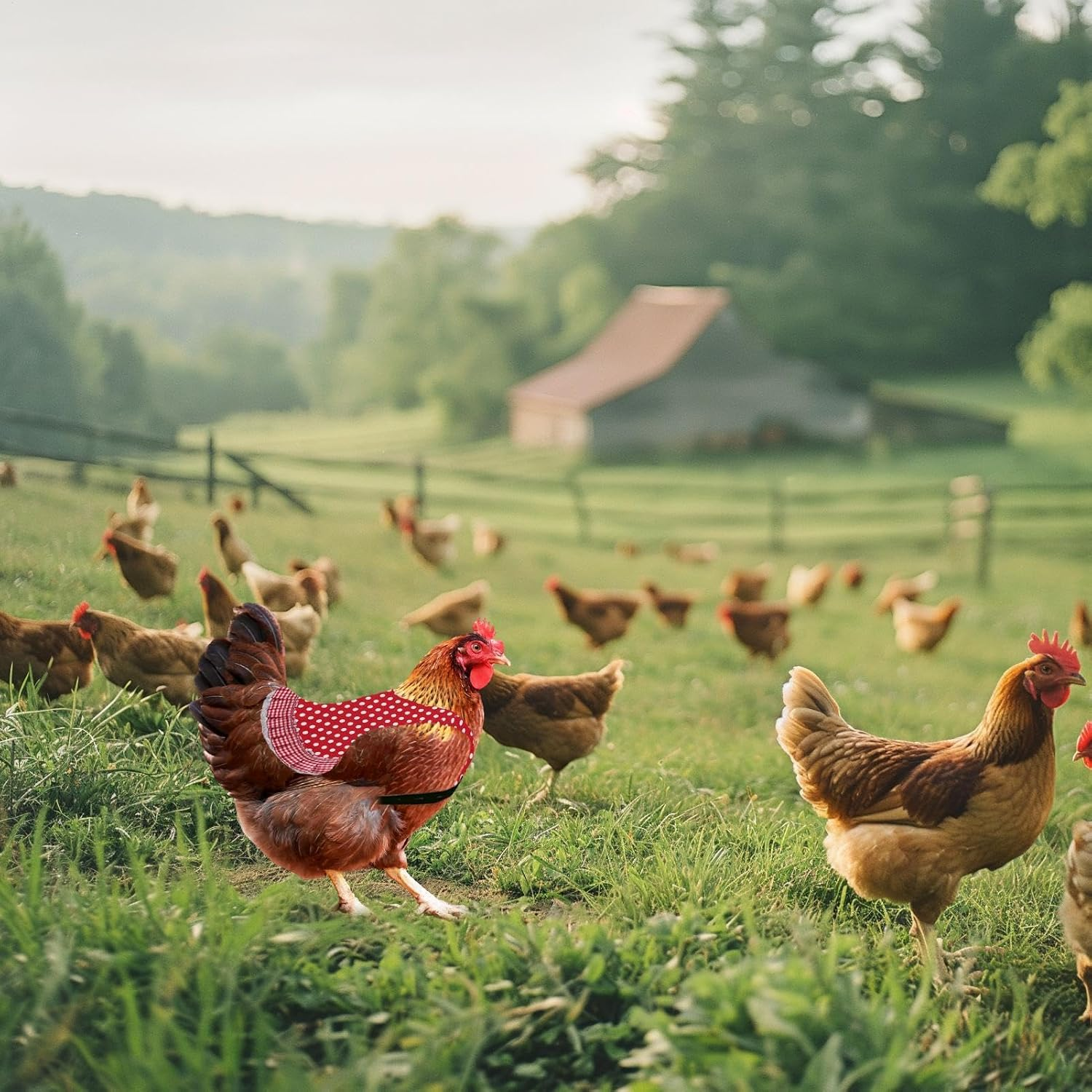 Chicken Saddle Hens, Poultry Feather Protector, Hen Wing Protector, Hen Feather Fixer, Chicken Vest Clothing, Poultry Protector Jacket, Feather Protective Jacket, Chicken Wing Back, Hen Apron Protecto image number 6