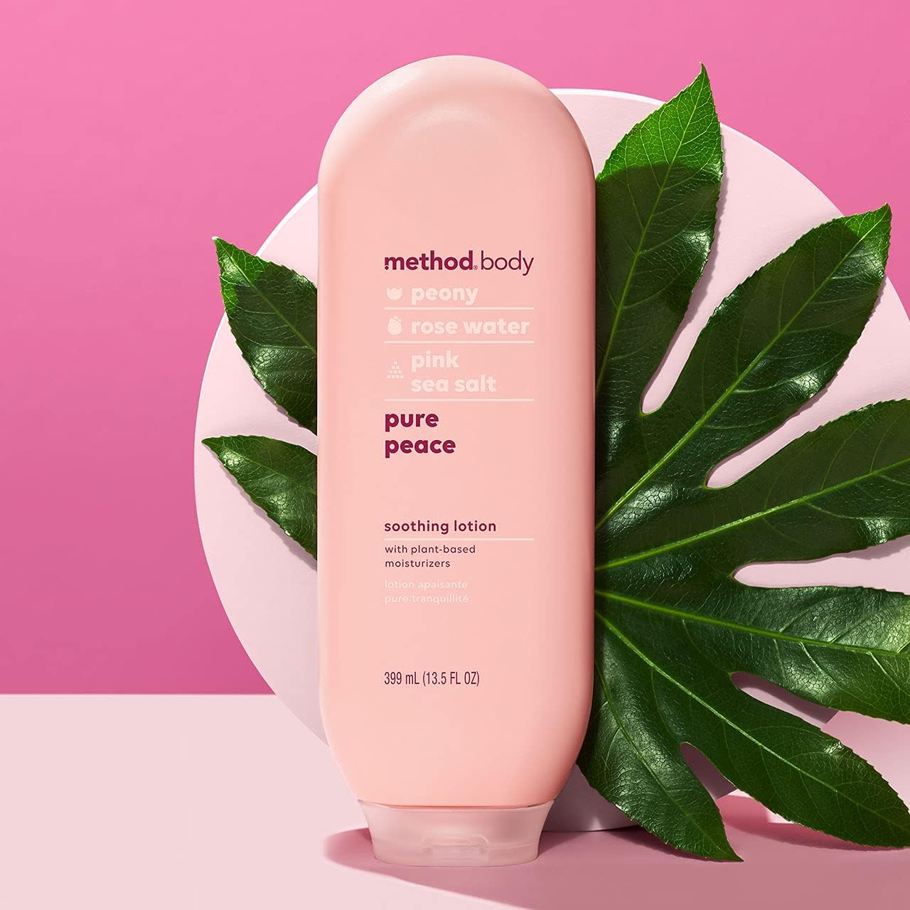 Method Daily Lotion, Pure Peace, Plant-Based Moisturizer for 24 Hours of Hydration, 13.5 Fl Oz (Pack of 1) image number 2