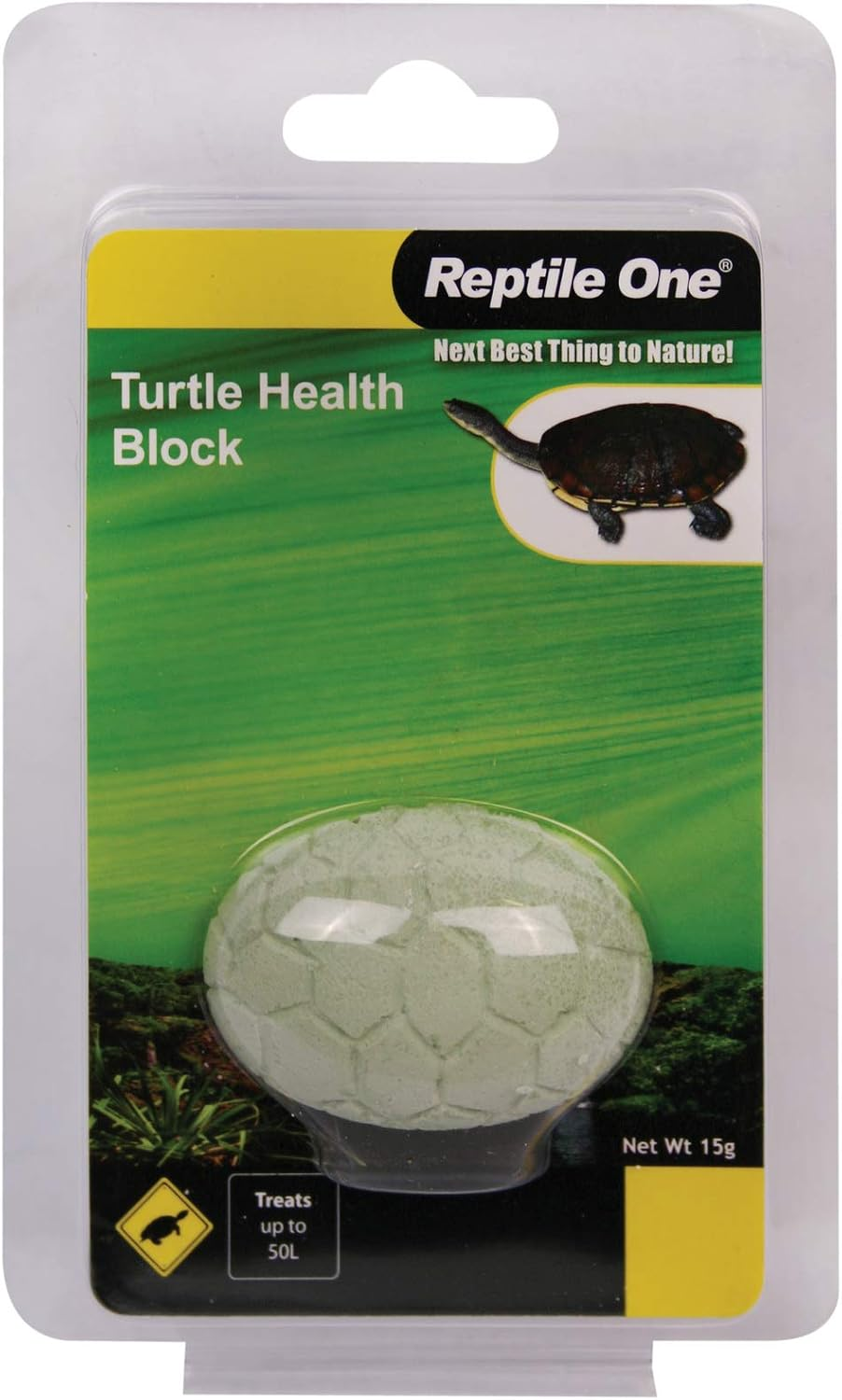 Turtle Health Block Aquarium 15G 95022 Reptile Fish Tank Aqua One image number 1