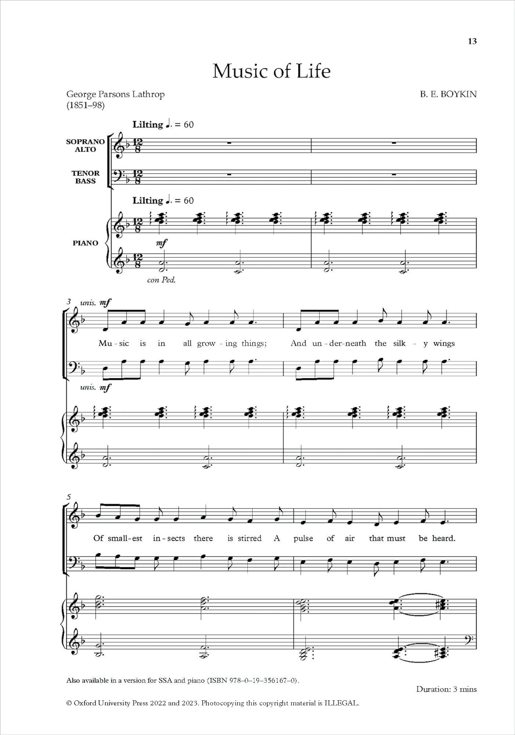 The Oxford Book of Choral Music by Black Composers: Paperback