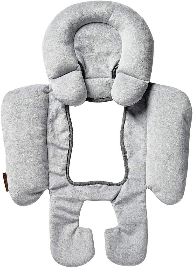 JJ Cole Reversible Body Support Blackout Quilted, Heather Grey image number 5