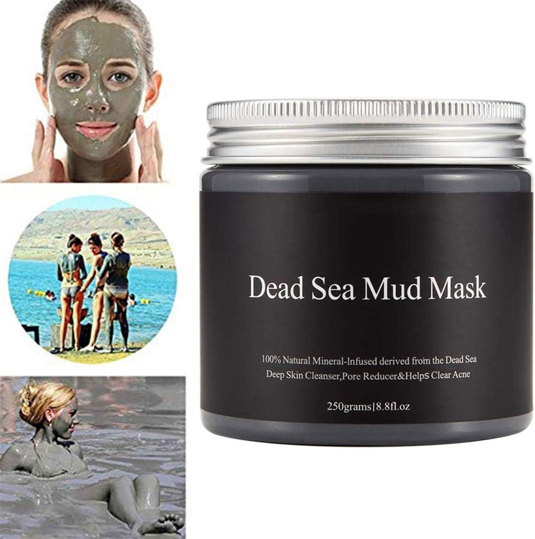 Mud Mask for Face and Body Nourishing, Deep Pore Cleansing, Acne and Blackheads Treatment, anti Aging and anti Wrinkle, Organic Natural Facial Mask for Smoother and Softer Skin More Flexible (8.8 Oz) image number 1
