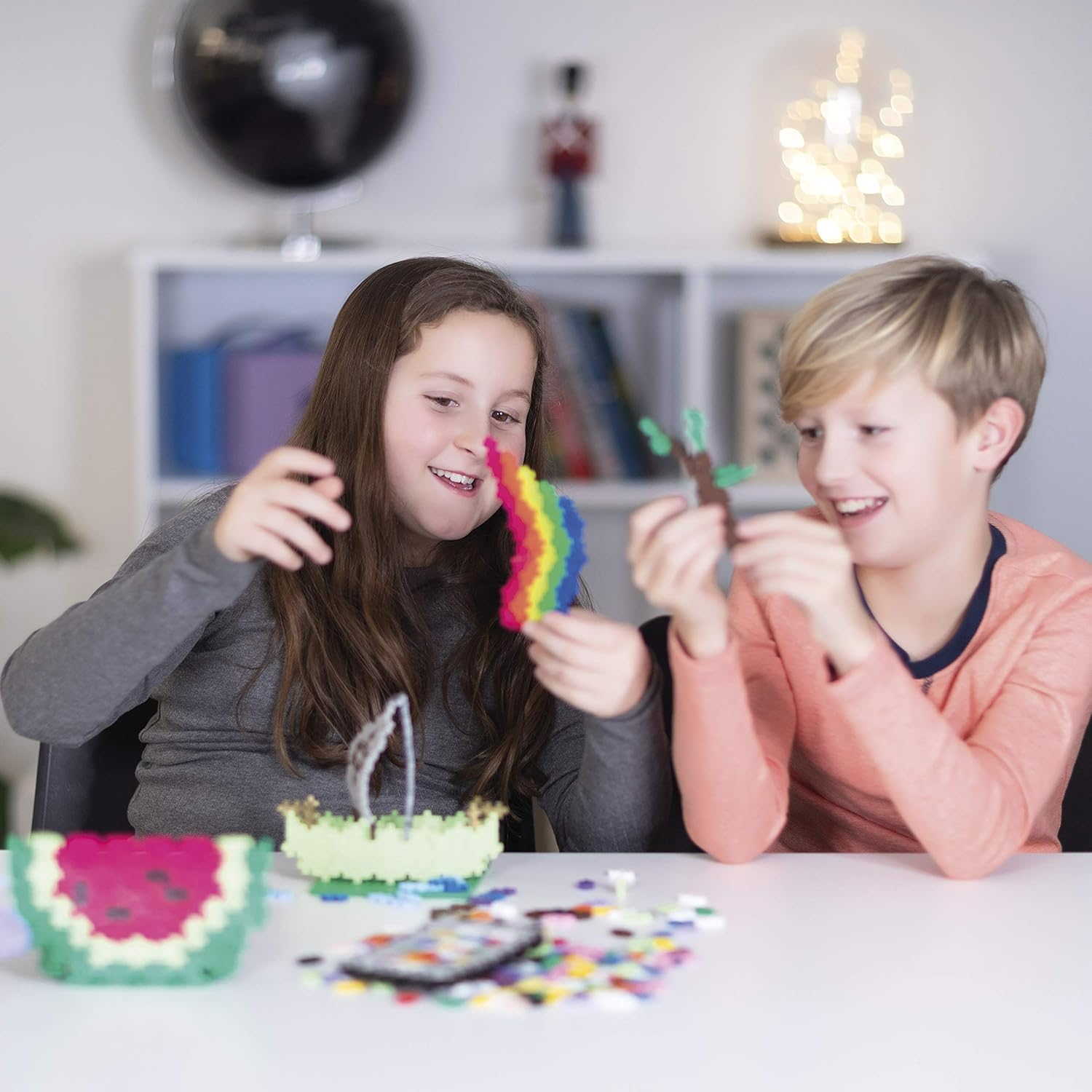 Plus-Plus Baseplate Duo for Building & Displaying Creations, Green image number 2