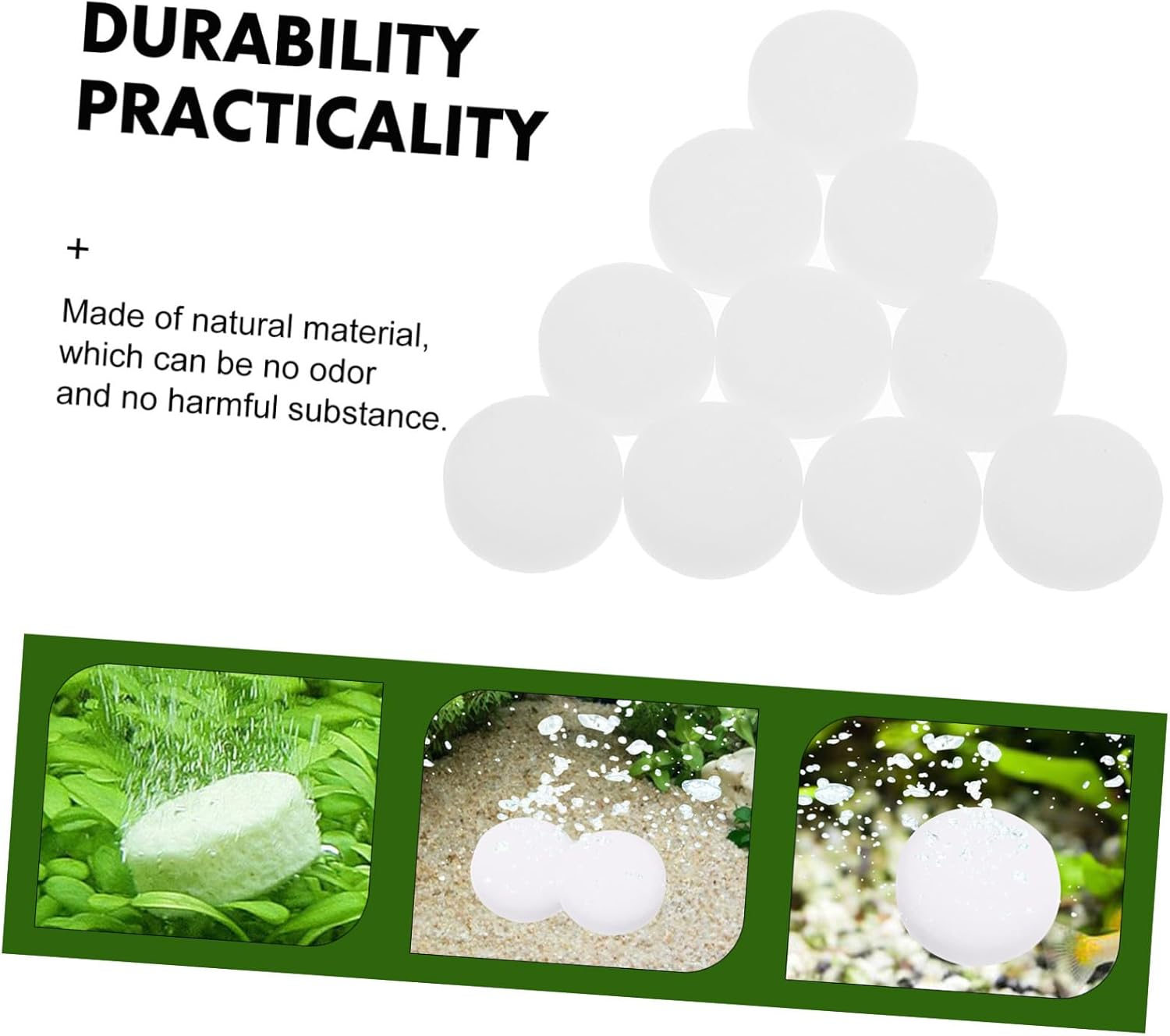 VERDANVERSE Aquarium Co2 Tablets 10Pcs Water Soluble Co2 Supplements Effective Fish Tank Supplies for Household and Professional Aquariums image number 6