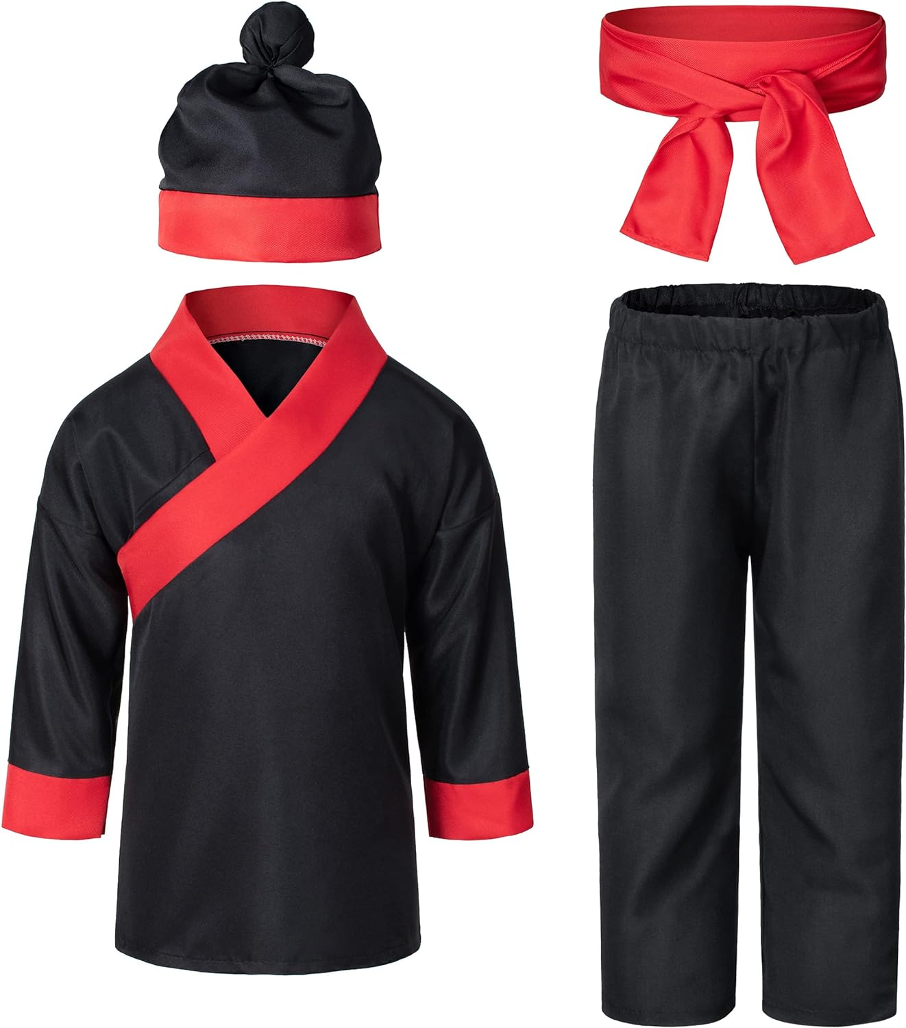 Elibelle Dress up Warrior Samurai Costume Boys Halloween for Kids image number 1