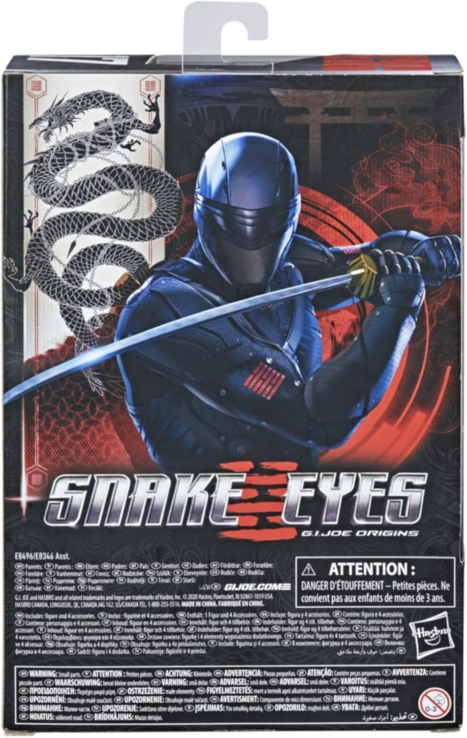 G.I. Joe - Classified Series 6 Inch Storm Shadow, Snake Eyes: G.I. Joe Origins - Premium Collectible Action Figure and Toys for Kids E8496 - Ages 4+ image number 5